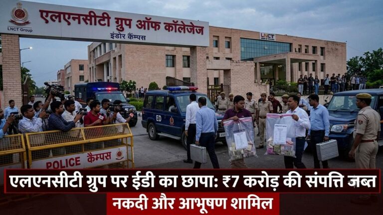 एलएनसीटी ग्रुप से जुड़े स्थानों पर ईडी का छापा